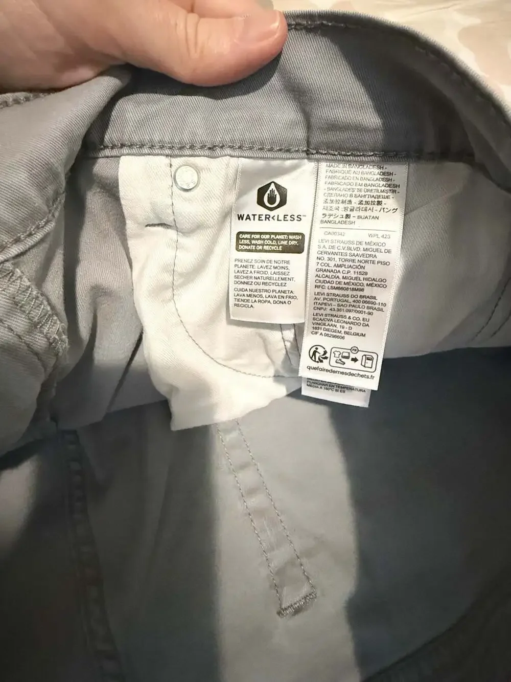 Levi's Men's 514 Straight Fit Pants, Grey, Size W38 L30